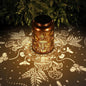 Solar Lanterns Outdoor Waterproof Bee Mushroom Decoration Gifts for Women Mon Grandma Hanging Solar Lights for Outside Metal LED Lanterns for Yard, Patio, Garden Decor
