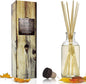 Urban Naturals Autumn Woods Reed Diffuser Set - Dark Walnut, English Lavender and White Amber - A Fresh, Earthy, Woodsy Fall Forage Scent - Made in the USA