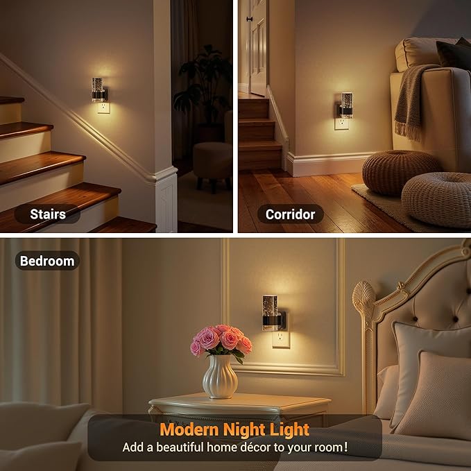 JandCase Night Light,Nights Plug into Wall,Nightlight for Kids V