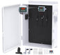 Akwscyby Outdoor Electrical Box, Waterproof Electrical Junction Box IP65 ABS Plastic Enclosure with Fan & Thermostat, Mounting Plate and Hinged Lid (18.1" Hx 12.5" L x 6.3" W)