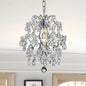 Bestier Modern Pendant Chandelier Crystal Raindrop Lighting Ceiling Light Fixture Lamp for Dining Room Bathroom Bedroom Livingroom entryway 1 E26 Bulbs Required D13 in x H16 in