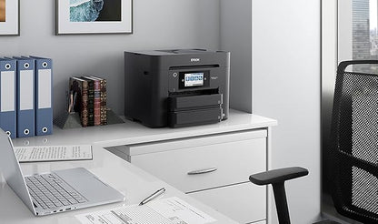 Epson Workforce Pro WF-4834 Wireless All-in-One Printer with Auto 2-Sided Print Copy, Scan and Fax, 50-Page ADF, 500-sheet Paper Capacity, 4.3' Color Touchscreen
