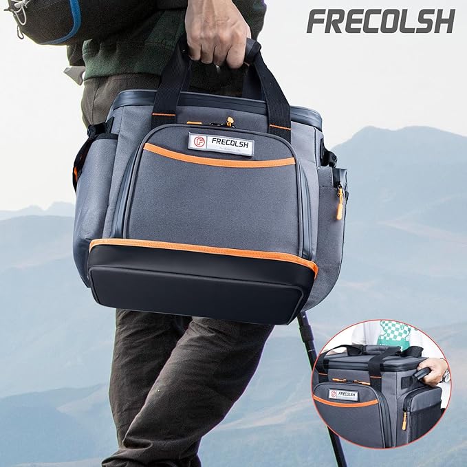 FRECOLSH Travel Carrying Case Compatible with Jackery Explorer 1500, Portable Power Station Storage Case with Water- proof Bottom and Pocket for Jackery Accessories Solar Generator, Storage Bag Only