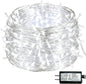 White Christmas Lights - 100 LED 33ft String Lights for Bedroom Indoor, 8 Modes Fairy Twinkle Lights Plug in, Waterproof Outdoor Hanging Lights for Room, Xmas Tree, Garden & Party Decor