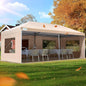 Quictent 10x20 FT Pop up Canopy Tent with Sidewalls, Easy Setup and Wheeled Bag for Outdoor Event Party Commercial Camping Markets and Instant Shelter