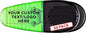 50 Magnetic Memo Holders Set - Customizable Text, Logo - Large Clip, Plastic - TGreen