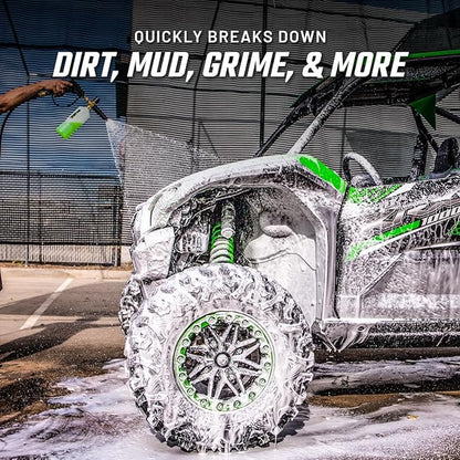 Hybrid Ceramic Off-Road Wash - Extra Thick Super Concentrated Cleaning Solution for Dirt Bike, UTV, Side x Side, Truck, Offroad Car Wash Soap Shampoo Works With Foam Cannon, Foam Gun, Sprayers,