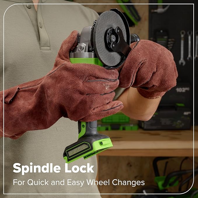 Greenworks 24V Brushless 10PC Power Tool Combo, Drill+Impact Driver+Circular Saw+Recip Saw+Jig Saw+Sander+Light+Multi-Tool+Nailer+Grinder (2) 4.0Ah+2.0Ah Batteries (24,000mAh Power Bank) USB-C Charger
