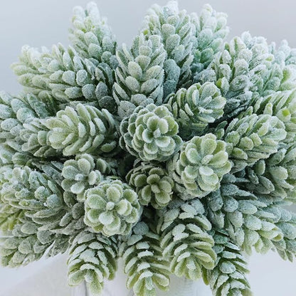 Winlyn Set of 3 Small Artificial Succulent Potted Plants Fake Aloe Hops String of Pearls in Modern Marble Ceramic Planter for Home Garden Bathroom Shelf Office Desk Tabletop Indoor Outdoor Décor