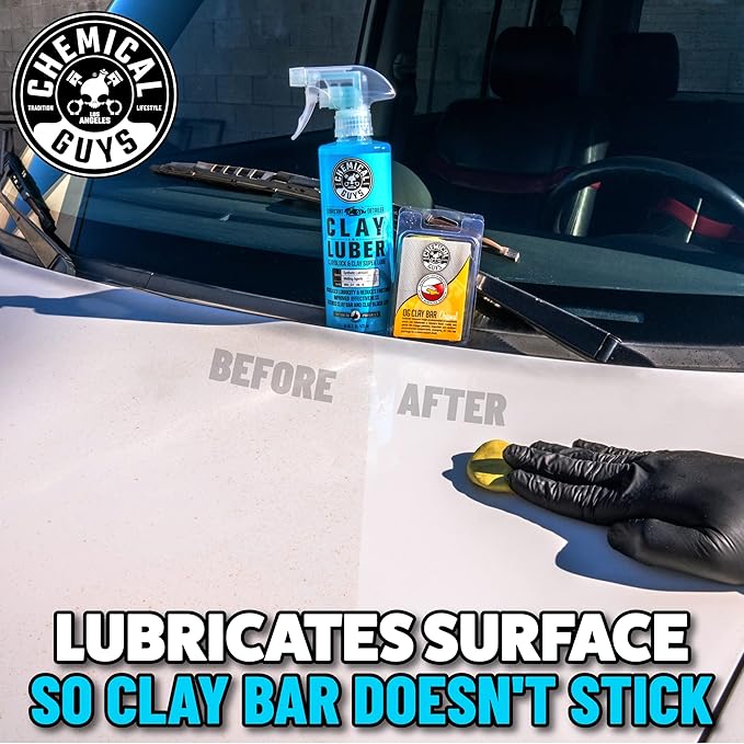 Chemical Guys WAC_CLY_100 Clay Luber Synthetic Lubricant with Wetting Agents for Clayblock and Car Detailing Clay (Works on Cars, Trucks, SUVs, Jeeps & More), 128 fl oz (1 Gallon)