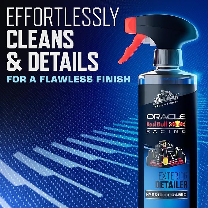 Armor All Podium Series Hybrid Ceramic Exterior Detailer Spray, 16 fl oz, Hydrophobic Car Detailing Spray Developed in Collaboration With Oracle Red Bull Racing