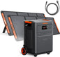 Jackery HomePower 3600 Plus Portable Power Station with AC Cable and 2X 200W Solar Panels, 3600W AC Output, 3584Wh Solar Generator, Expandable up to 21kWh, Essential Home Backup for Home Use