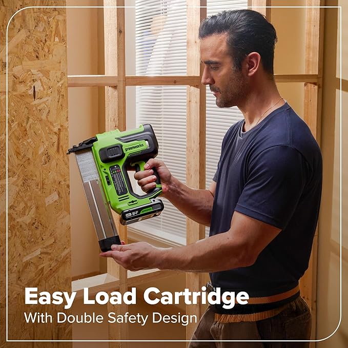 Greenworks 24V Brushless 10PC Power Tool Combo, Drill+Impact Driver+Circular Saw+Recip Saw+Jig Saw+Sander+Light+Multi-Tool+Nailer+Grinder (2) 4.0Ah+2.0Ah Batteries (24,000mAh Power Bank) USB-C Charger