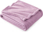Bedsure GentleSoft Fleece Throw Blanket for Couch Lilac - Lightweight Plush Fuzzy Cozy Soft Blankets and Throws for Sofa, 50x60 inches