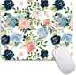 Armanza Square Mouse Pad Pretty Flowers, Personalized Premium-Textured Custom Mouse Mat Design, Washable Mousepad Cloth, Non-Slip Rubber Base Computer Mouse Pads for Wireless Mouse