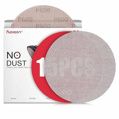 9 Inch Sanding Disc Drywall Sandpaper, Dust Free Sanding Drywall Sander Pads, 15 Pack 600 Grit