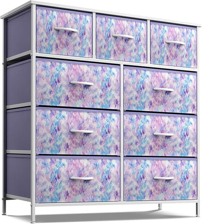 Sorbus Kids Dresser with 9 Drawers - Furniture Storage Chest Tower Unit for Bedroom, Hallway, Closet, Office Organization