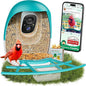 HIXX Smart Bird Feeder with Camera, AI Identify Birds & Auto Capture, 2K HD Live Camera Birdwatching with Color Night Vision for Bird Lovers Gifts (Blue)