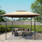 Kingdura 13x13 Pop Up Canopy, Easy Setup Canopy Tent, Double Roof Outdoor Patio Shelter Sun Shade with 4 Sand Bags, 3 Adjustable Height for Patio Furniture, Party, Wedding, Outdoor Dining (Khaki)