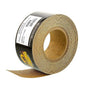 Dura-Gold Premium - 60 Grit Gold - Hook & Loop Backing Longboard Continuous Sandpaper Roll, 2-3/4" Wide, 12 Yards Long - For Automotive & Woodworking Air File Long Board Sanders, Hand Sanding Blocks