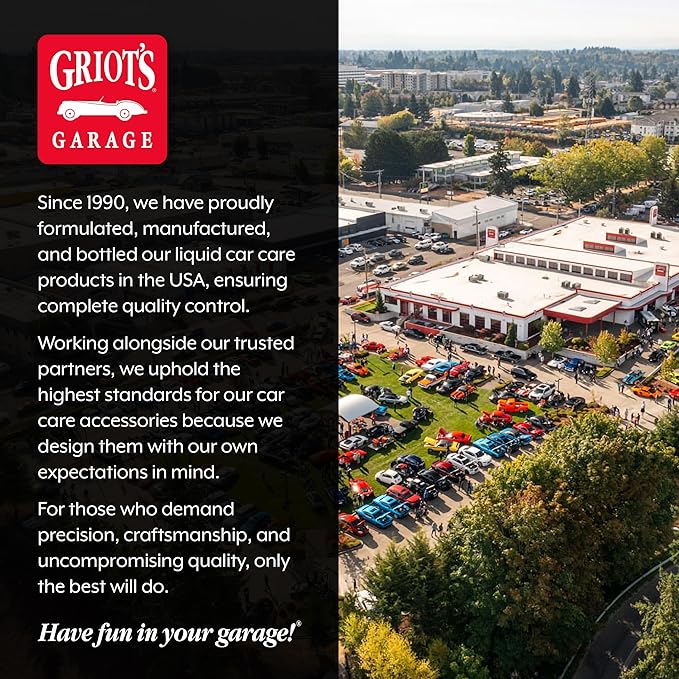 Griot's Garage G9 Orbital 2-Step Ceramic Kit for Car Polishing and Detailing, Includes Orbital Polisher, BOSS Correcting Cream, 6.5" Foam Pads, Ceramic 3-in-1 Wax, and Microfiber Towels, 11558