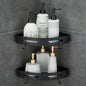 Hoomtaook Adhesive Corner Shelf Bathroom Shower Caddy Organizer for Kitchen Toilet No Drilling 2-Tier Bathroom Corner Shelves Shower Caddies