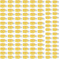 100 Pack Fairy Lights with Timer Battery Operated, 3 Modes 7ft Mini Twinkle Lights Waterproof,20 LED Bulk String Light for Mason Jars Christmas Decoration Wedding Table Centerpieces,Warm White